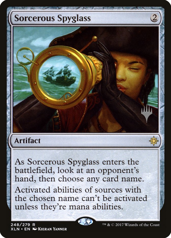 Sorcerous Spyglass (Promo Pack) [Ixalan Promos] | Galaxy Games LLC