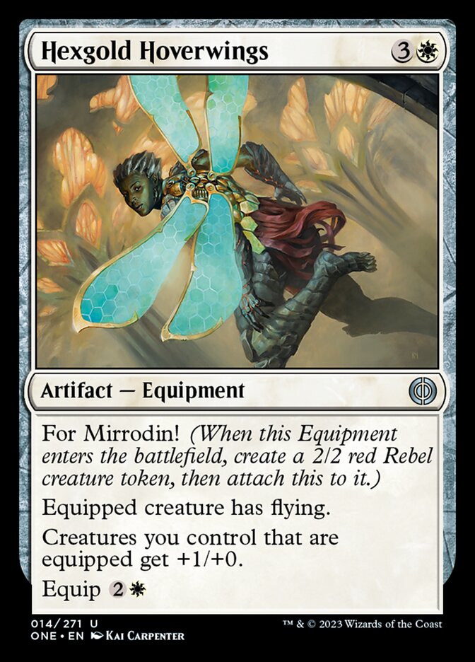 Hexgold Hoverwings [Phyrexia: All Will Be One] | Galaxy Games LLC