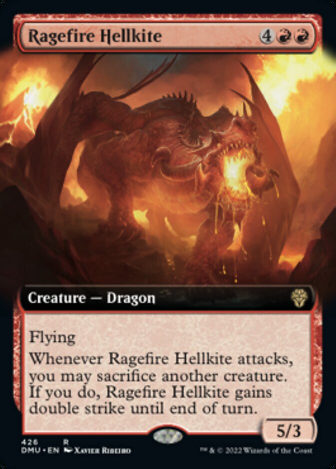 Ragefire Hellkite (Extended Art) [Dominaria United] | Galaxy Games LLC