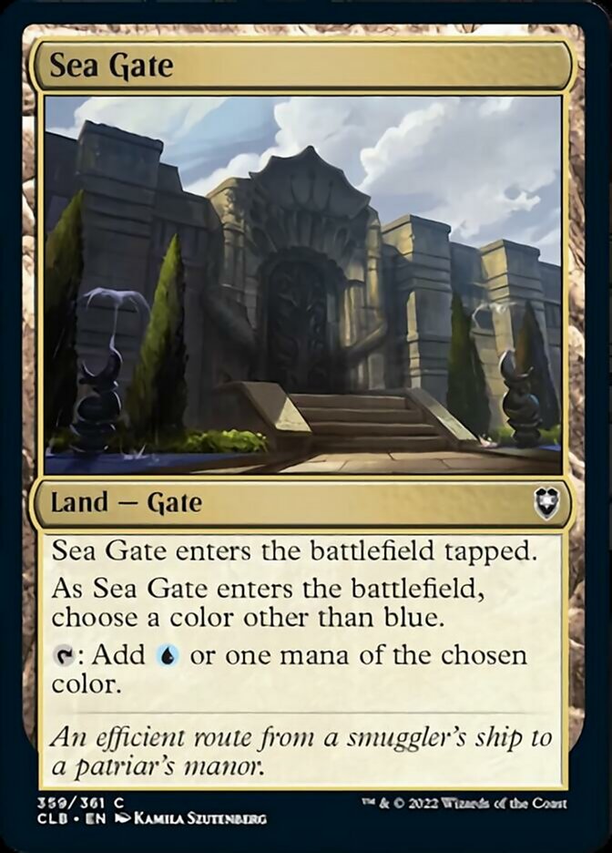 Sea Gate [Commander Legends: Battle for Baldur's Gate] | Galaxy Games LLC