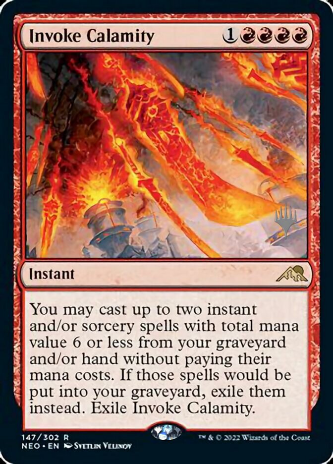 Invoke Calamity (Promo Pack) [Kamigawa: Neon Dynasty Promos] | Galaxy Games LLC