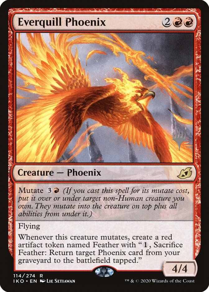 Everquill Phoenix (Promo Pack) [Ikoria: Lair of Behemoths Promos] | Galaxy Games LLC