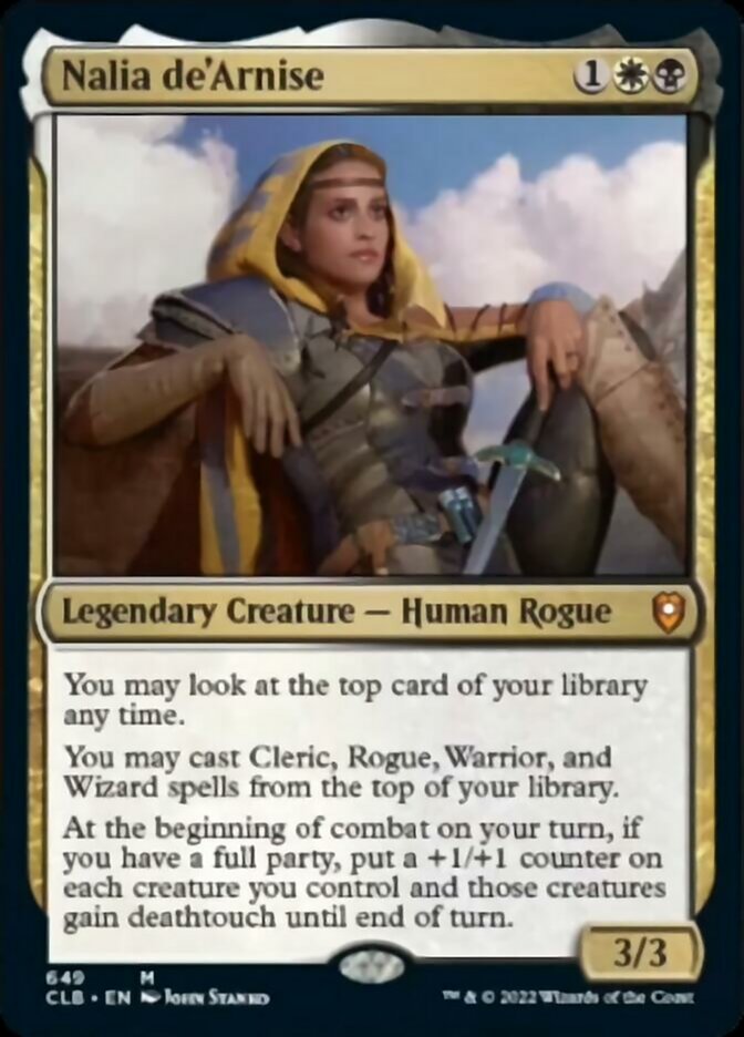Nalia de'Arnise [Commander Legends: Battle for Baldur's Gate] | Galaxy Games LLC