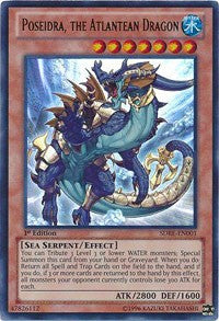 Poseidra, the Atlantean Dragon [SDRE-EN001] Ultra Rare | Galaxy Games LLC