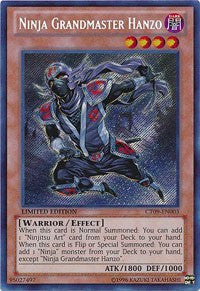 Ninja Grandmaster Hanzo [CT09-EN003] Secret Rare | Galaxy Games LLC