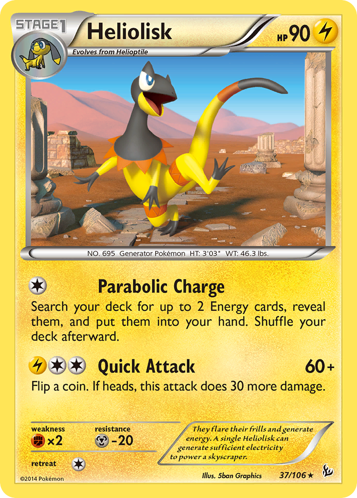 Heliolisk (37/106) [XY: Flashfire] | Galaxy Games LLC