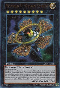 Number 9: Dyson Sphere (UTR) [ABYR-EN044] Ultimate Rare | Galaxy Games LLC