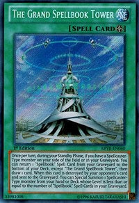 The Grand Spellbook Tower [ABYR-EN060] Secret Rare | Galaxy Games LLC