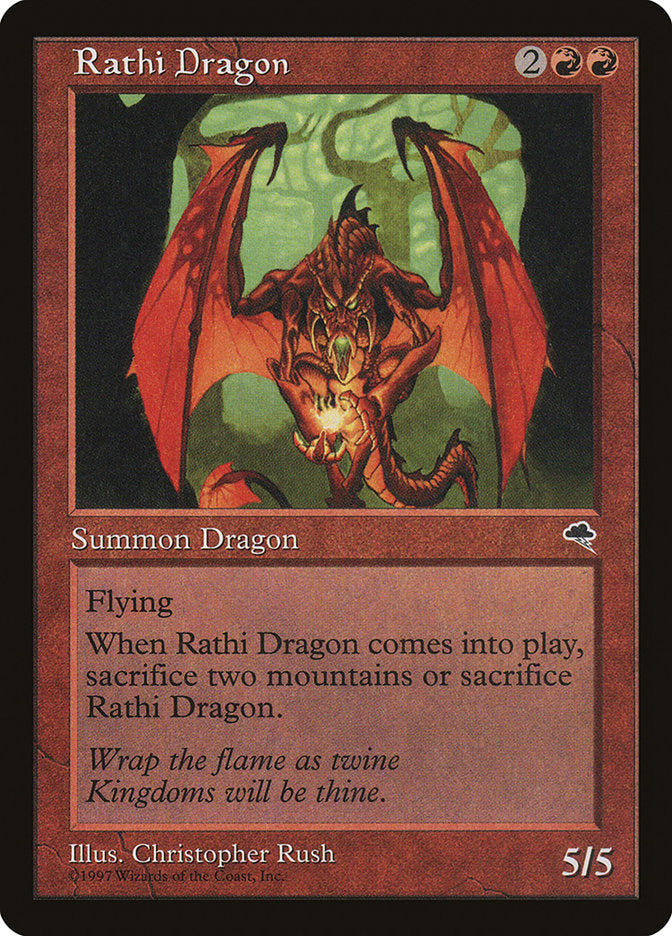 Rathi Dragon [Tempest] | Galaxy Games LLC