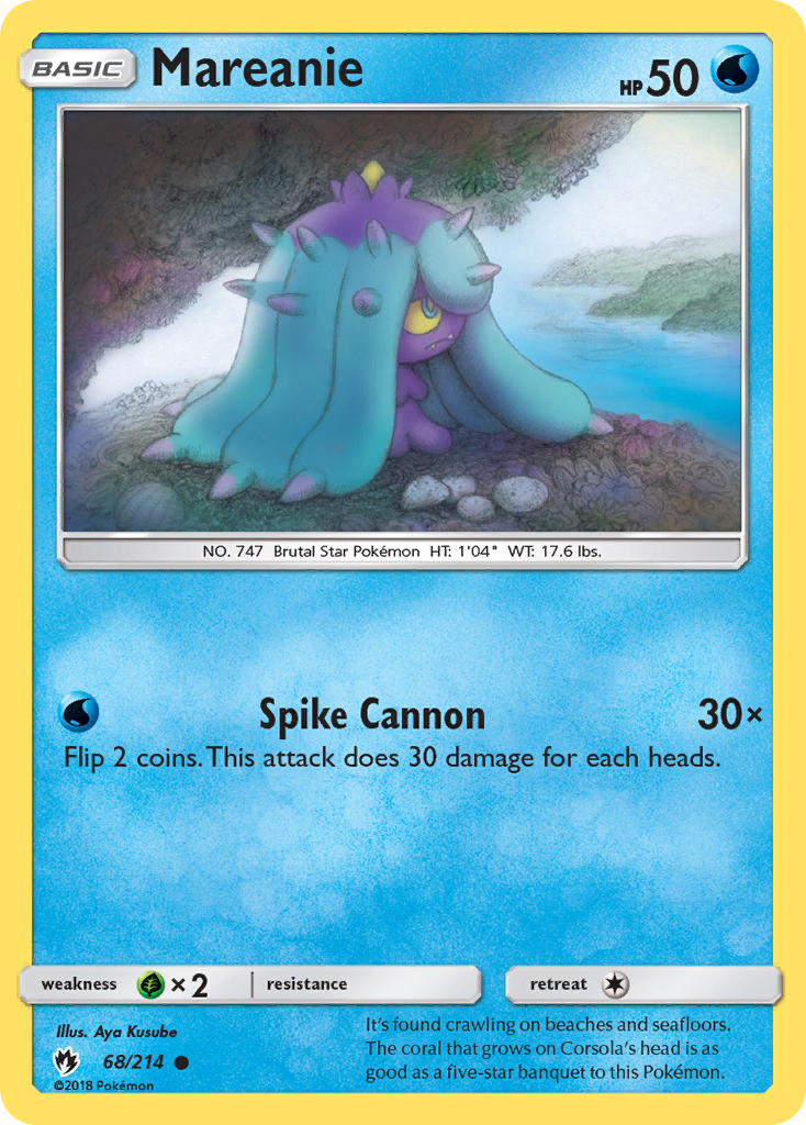 Mareanie (68/214) [Sun & Moon: Lost Thunder] | Galaxy Games LLC