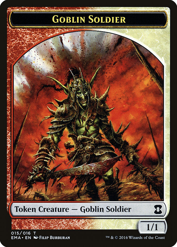 Goblin Soldier Token [Eternal Masters Tokens] | Galaxy Games LLC