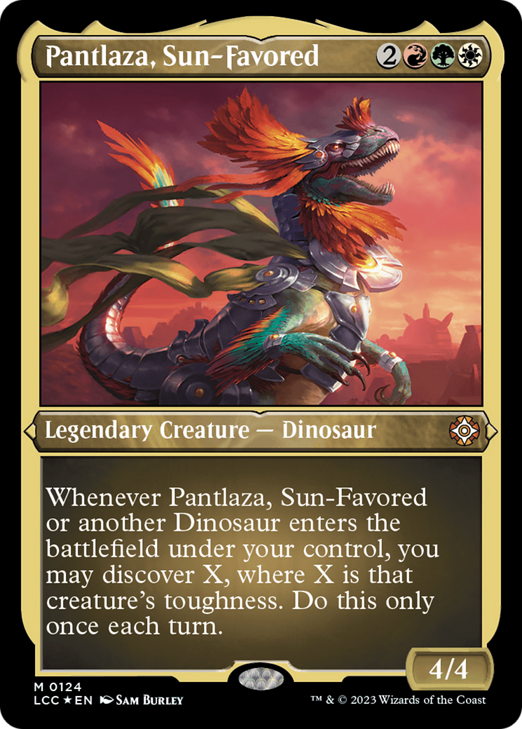 Pantlaza, Sun-Favored (Display Commander) [The Lost Caverns of Ixalan Commander] | Galaxy Games LLC