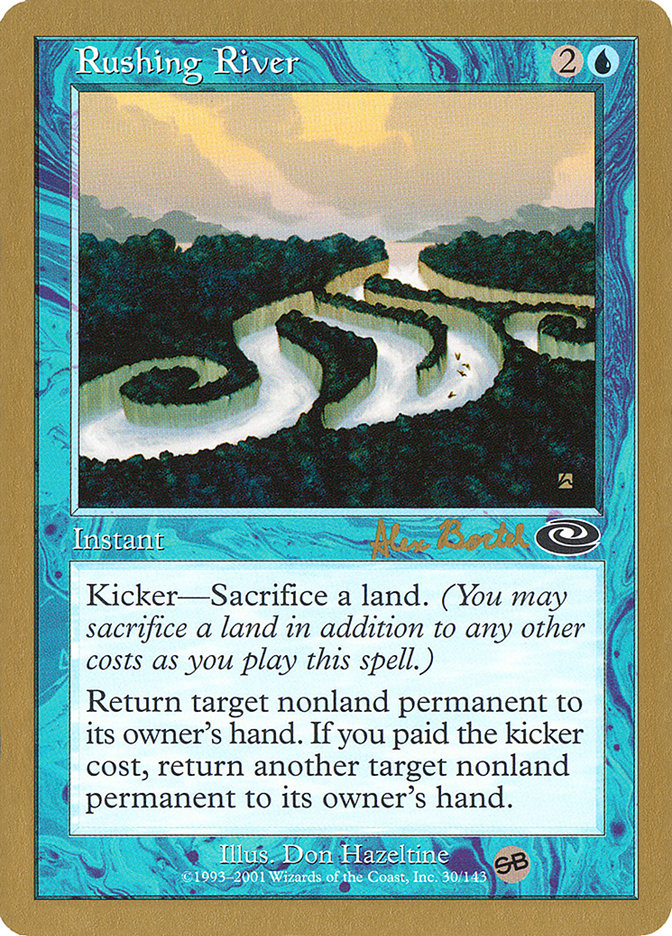 Rushing River (Alex Borteh) (SB) [World Championship Decks 2001] | Galaxy Games LLC
