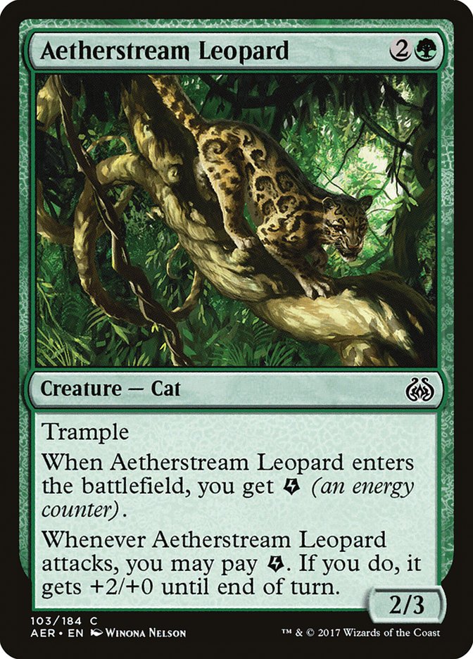 Aetherstream Leopard [Aether Revolt] | Galaxy Games LLC