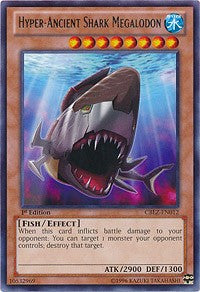 Hyper-Ancient Shark Megalodon [CBLZ-EN012] Rare | Galaxy Games LLC