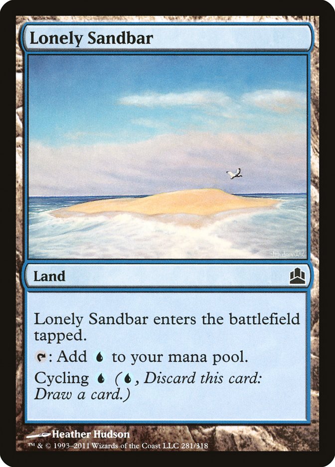 Lonely Sandbar [Commander 2011] | Galaxy Games LLC