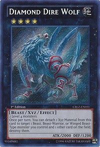 Diamond Dire Wolf [CBLZ-EN051] Secret Rare | Galaxy Games LLC