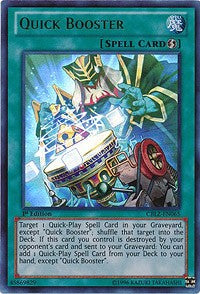 Quick Booster [CBLZ-EN065] Ultra Rare | Galaxy Games LLC