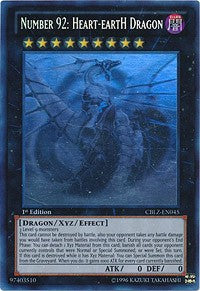 Number 92: Heart-eartH Dragon [CBLZ-EN045] Ghost Rare | Galaxy Games LLC