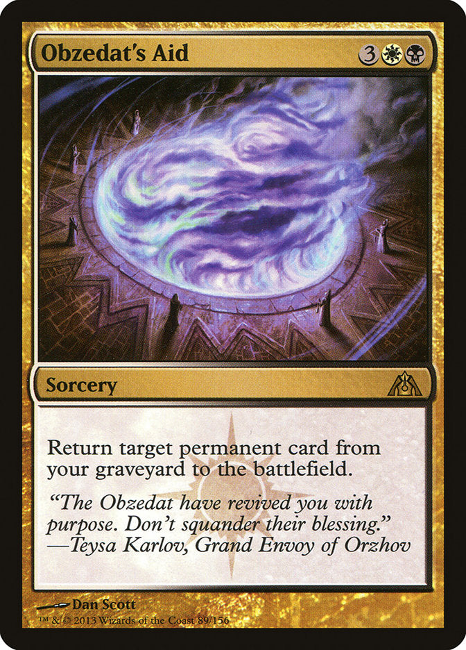 Obzedat's Aid [Dragon's Maze] | Galaxy Games LLC