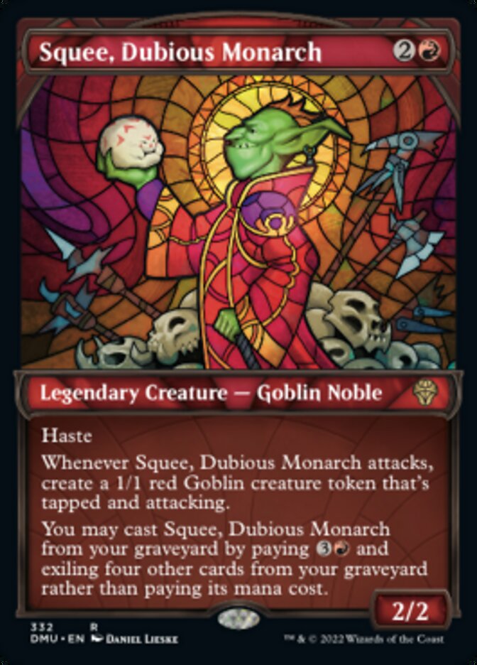 Squee, Dubious Monarch (Showcase Textured) [Dominaria United] | Galaxy Games LLC