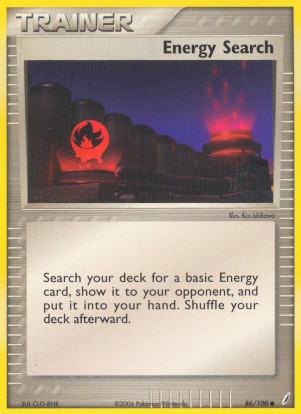 Energy Search (86/100) [EX: Crystal Guardians] | Galaxy Games LLC
