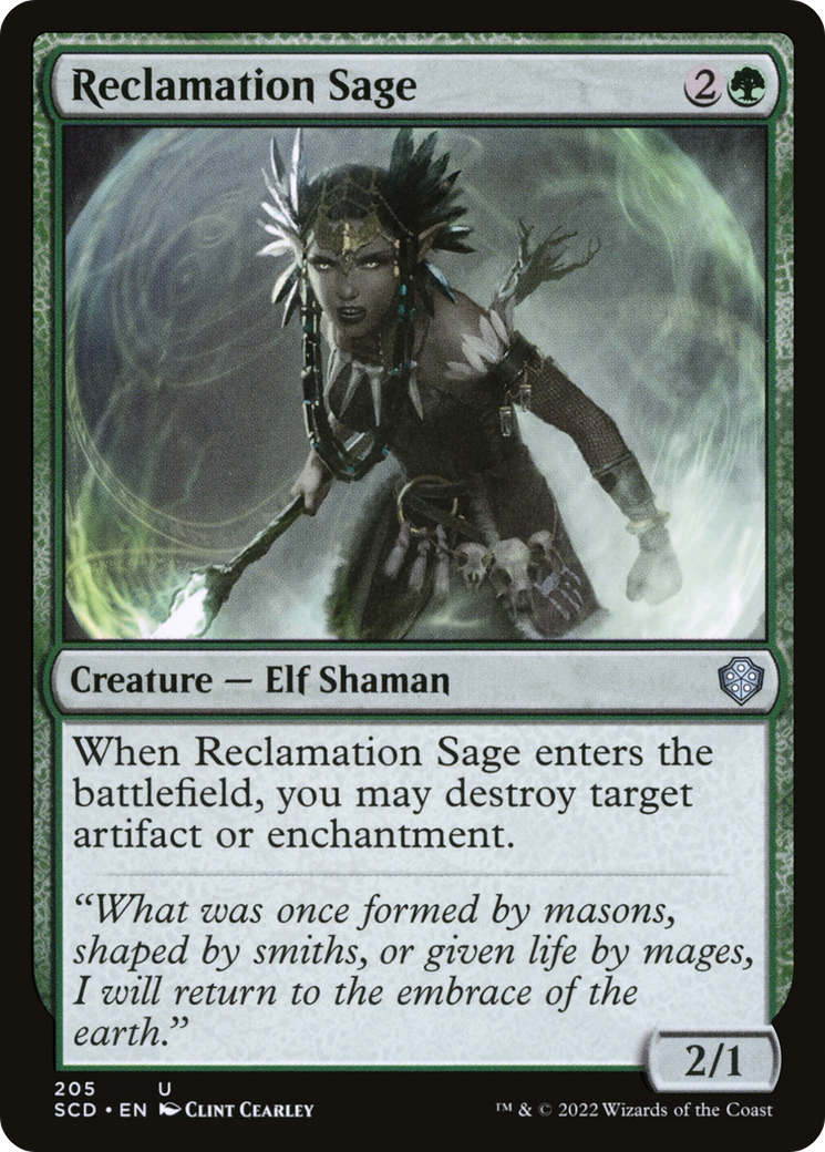 Reclamation Sage [Starter Commander Decks] | Galaxy Games LLC