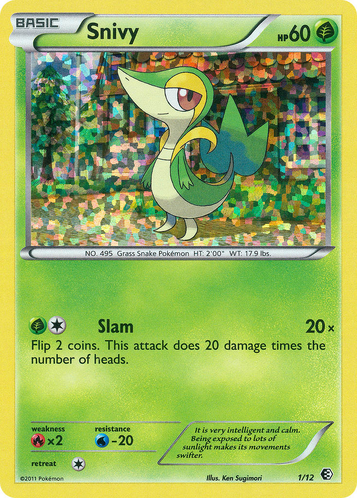 Snivy (1/12) [McDonald's Promos: 2011 Collection] | Galaxy Games LLC