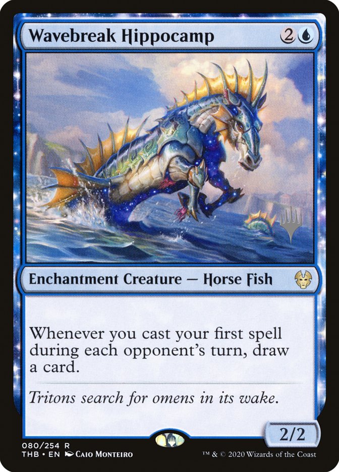 Wavebreak Hippocamp (Promo Pack) [Theros Beyond Death Promos] | Galaxy Games LLC