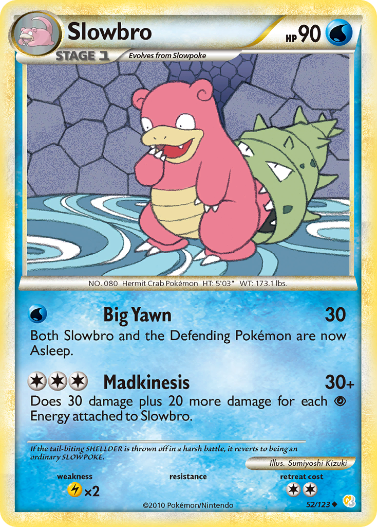 Slowbro (52/123) [HeartGold & SoulSilver: Base Set] | Galaxy Games LLC