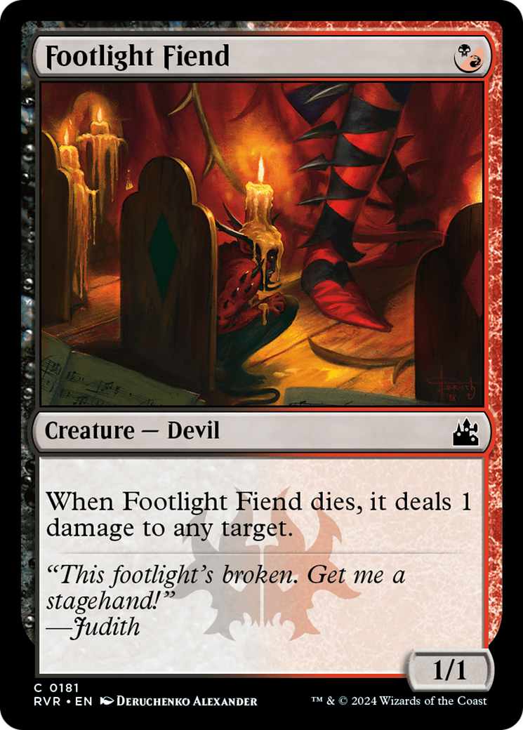 Footlight Fiend [Ravnica Remastered] | Galaxy Games LLC