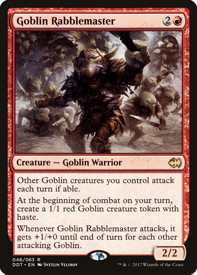 Goblin Rabblemaster [Duel Decks: Merfolk vs. Goblins] | Galaxy Games LLC