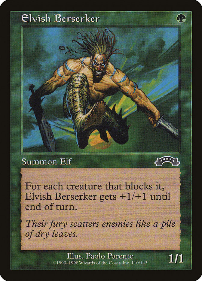Elvish Berserker [Exodus] | Galaxy Games LLC