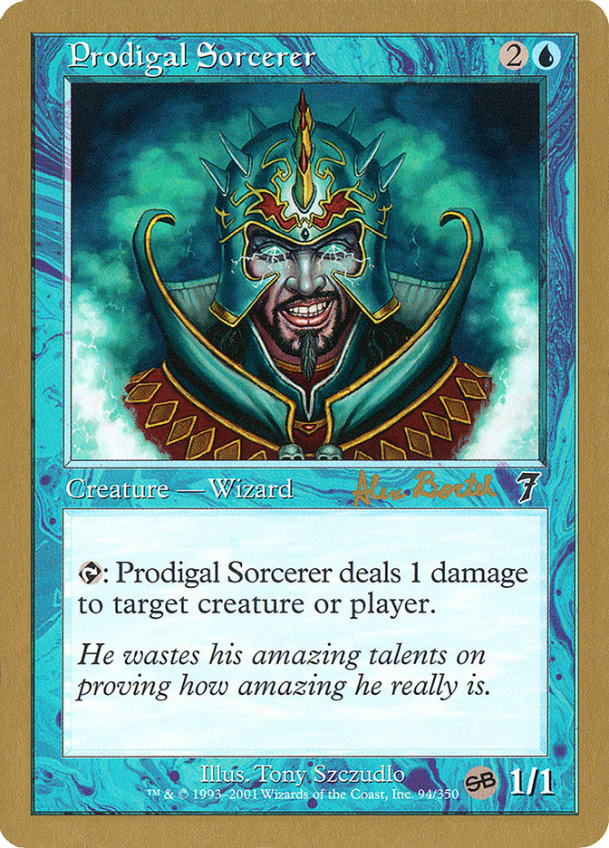 Prodigal Sorcerer (Alex Borteh) (SB) [World Championship Decks 2001] | Galaxy Games LLC