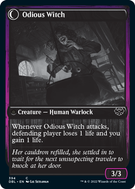 Ragged Recluse // Odious Witch [Innistrad: Double Feature] | Galaxy Games LLC