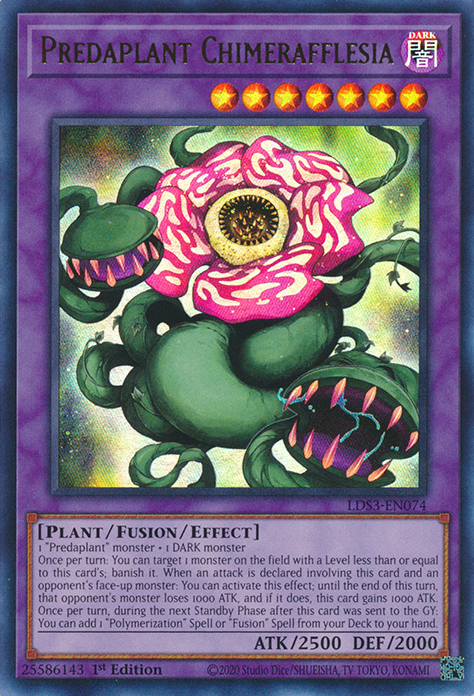 Predaplant Chimerafflesia [LDS3-EN074] Ultra Rare | Galaxy Games LLC