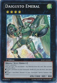 Daigusto Emeral [HA07-EN020] Secret Rare | Galaxy Games LLC