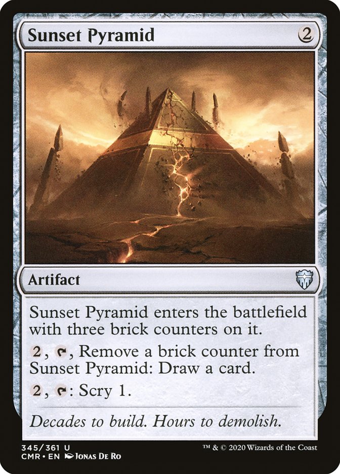 Sunset Pyramid [Commander Legends] | Galaxy Games LLC