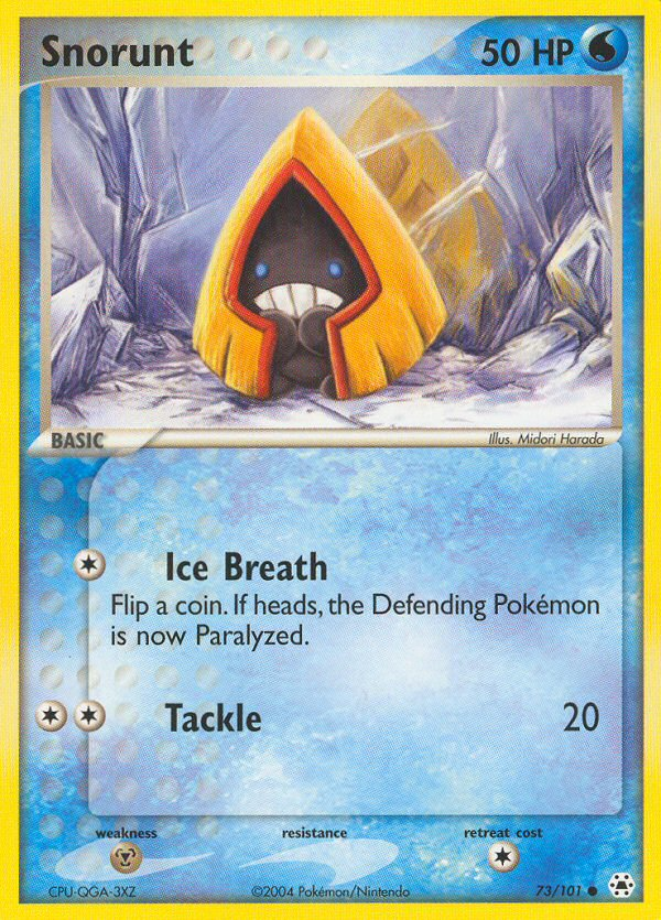 Snorunt (73/101) [EX: Hidden Legends] | Galaxy Games LLC