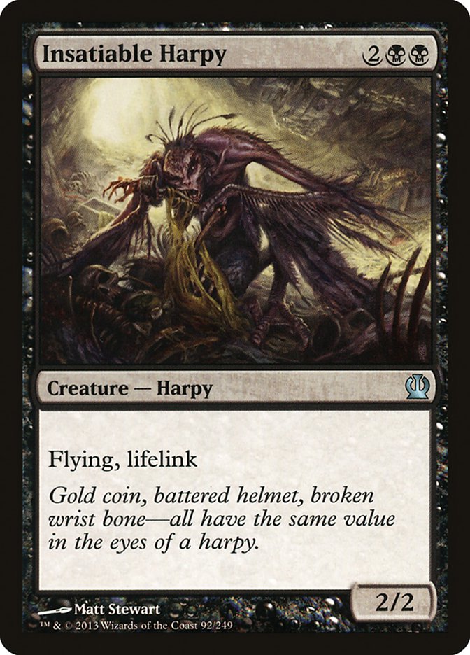 Insatiable Harpy [Theros] | Galaxy Games LLC