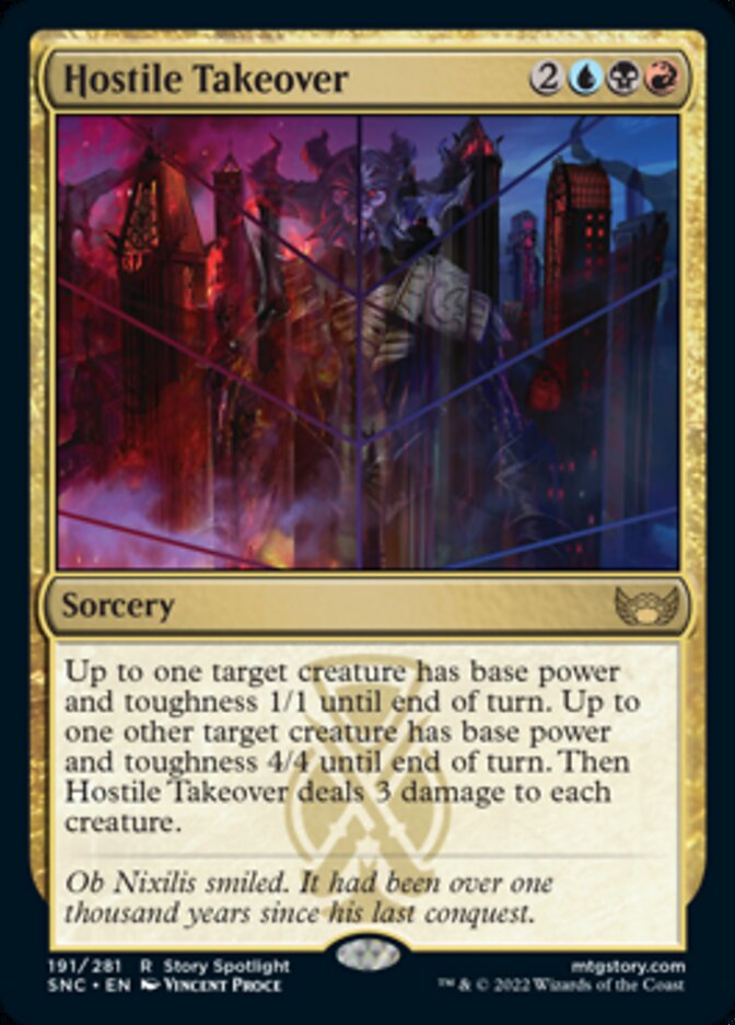 Hostile Takeover [Streets of New Capenna] | Galaxy Games LLC