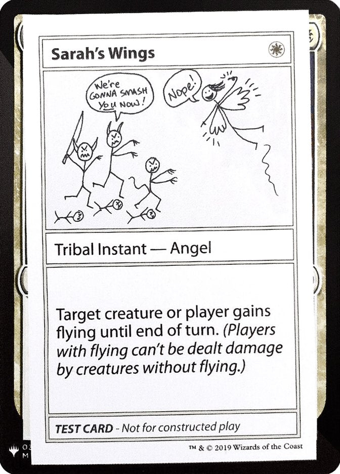 Sarah's Wings [Mystery Booster Playtest Cards] | Galaxy Games LLC