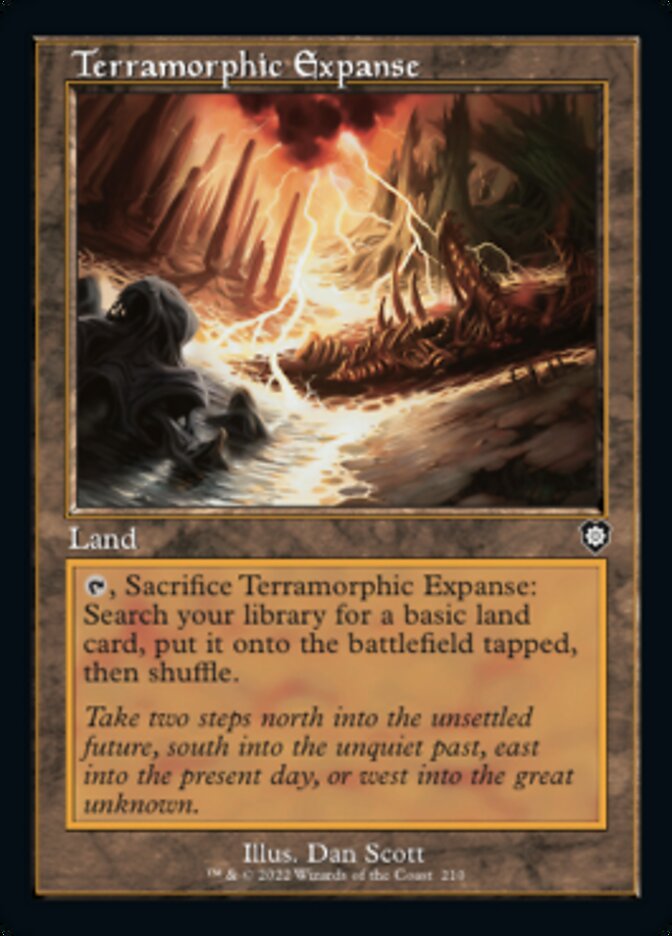 Terramorphic Expanse (Retro) [The Brothers' War Commander] | Galaxy Games LLC
