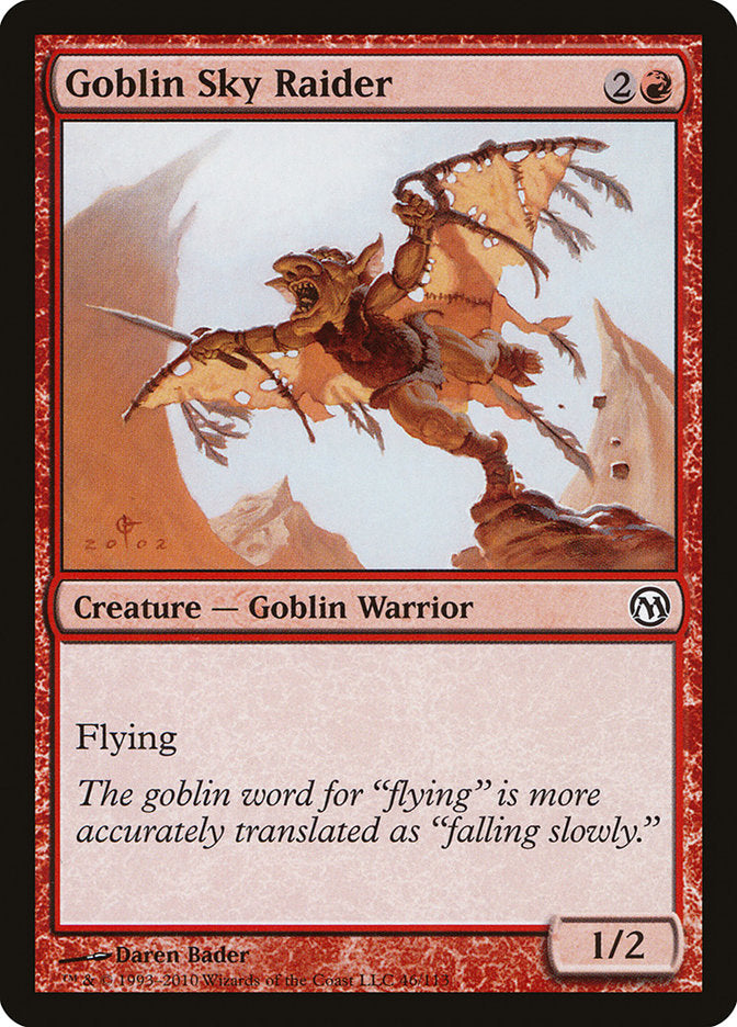 Goblin Sky Raider [Duels of the Planeswalkers] | Galaxy Games LLC