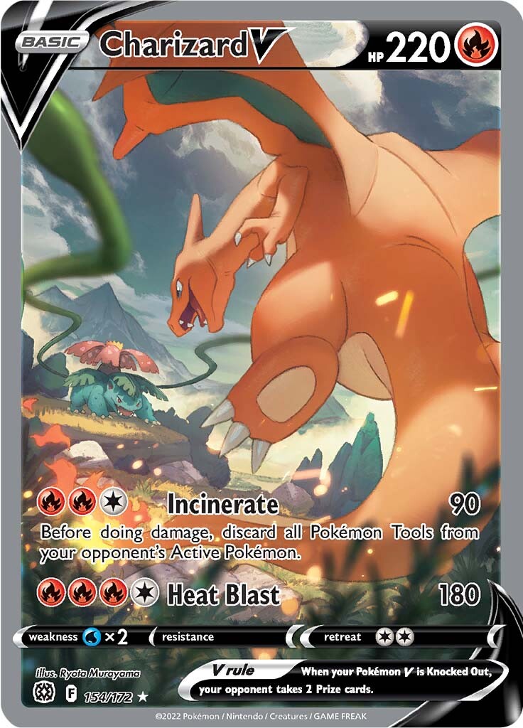 Charizard V (154/172) [Sword & Shield: Brilliant Stars] | Galaxy Games LLC