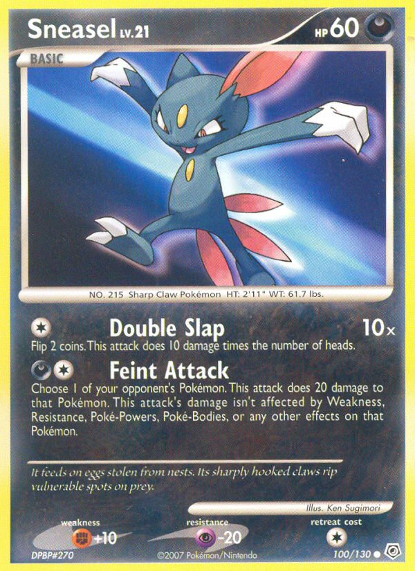 Sneasel (100/130) [Diamond & Pearl: Base Set] | Galaxy Games LLC