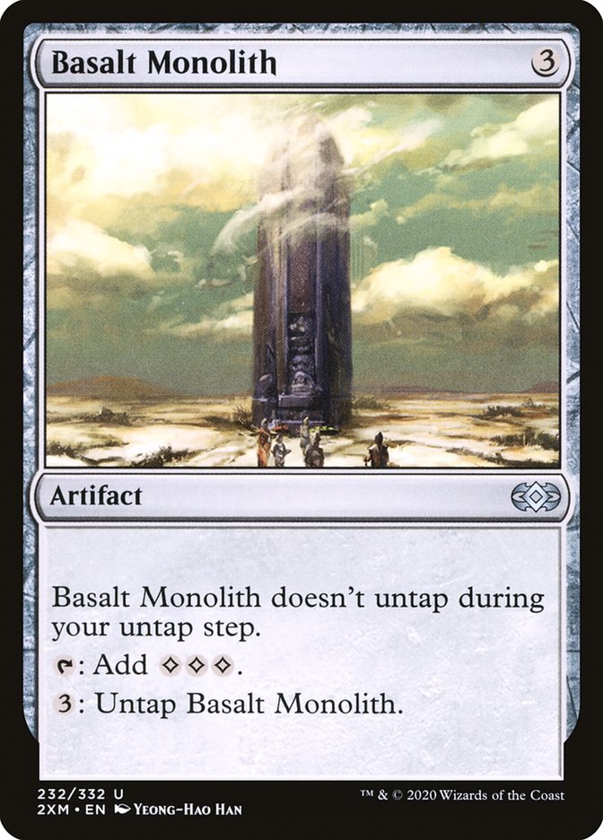 Basalt Monolith [Double Masters] | Galaxy Games LLC