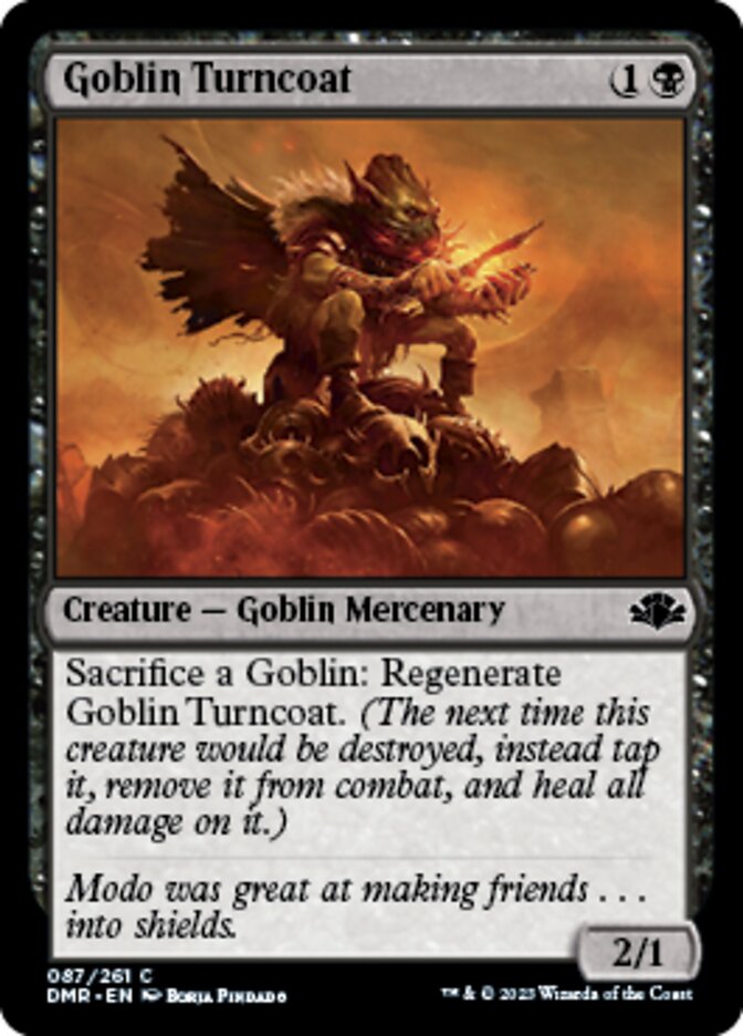 Goblin Turncoat [Dominaria Remastered] | Galaxy Games LLC