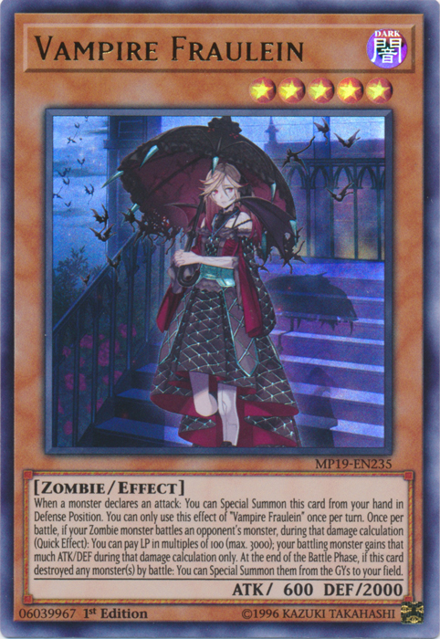 Vampire Fraulein [MP19-EN235] Ultra Rare | Galaxy Games LLC