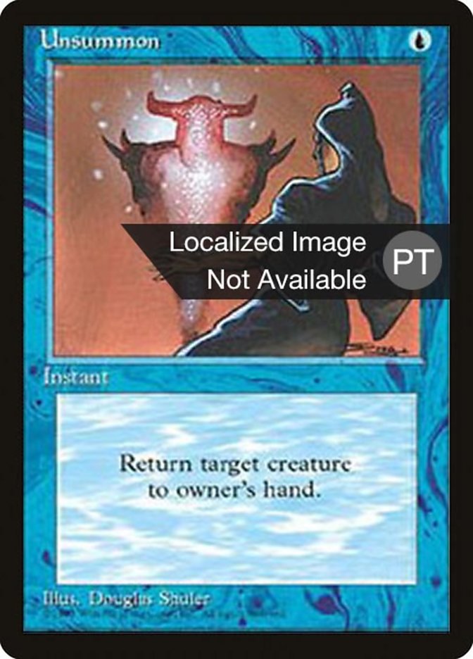 Unsummon [Fourth Edition (Foreign Black Border)] | Galaxy Games LLC